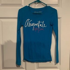 Blue Aeropostale shirt
